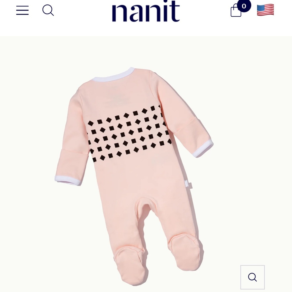Nanit Breathing Wear Pajamas blush pink. Never worn, no tags. 12-18 or 18-24 mos